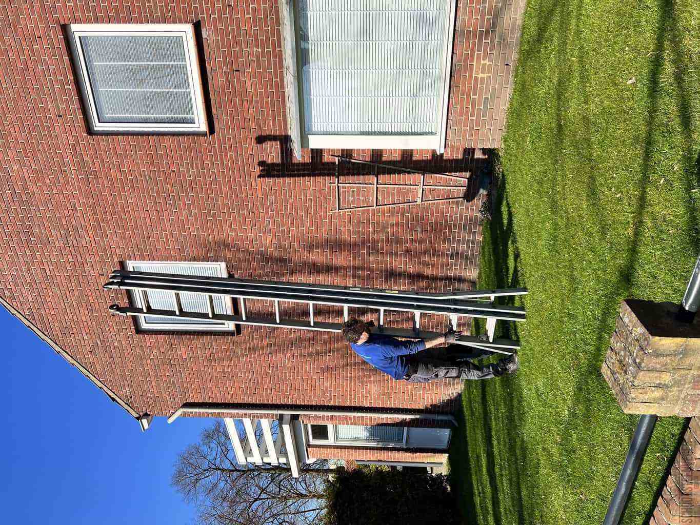 Gouda schoorsteenveger huis ladder